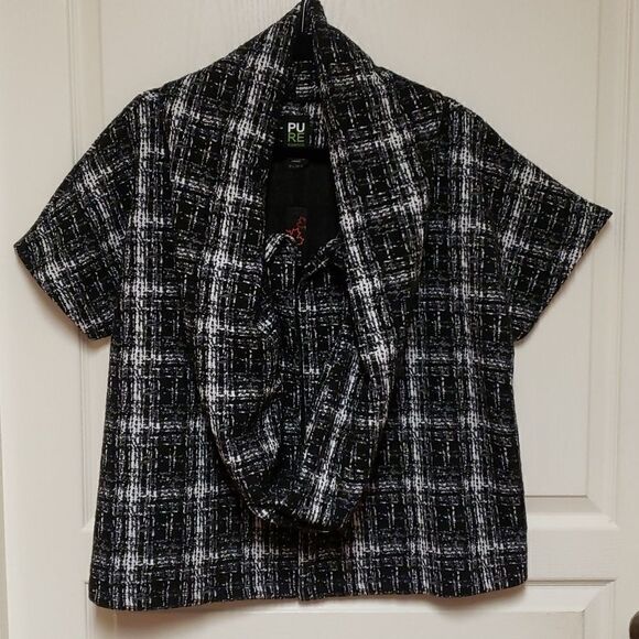 🌹Pure Essence Jacket with Infinity Scarf attached sz M - Picture 3 of 7